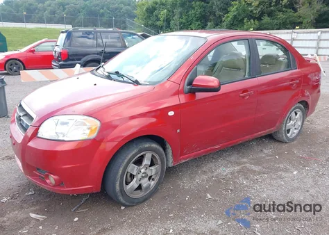 2007 Chevrolet Aveo Lt z USA, uszkodzony, nr VIN KL1TG56647B158073